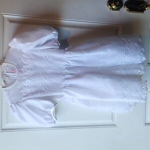 Vintage Merry Girl White Party Dress Size 7